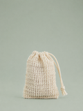Woven Exfoliating Soap Bag & Bar Soap Saver