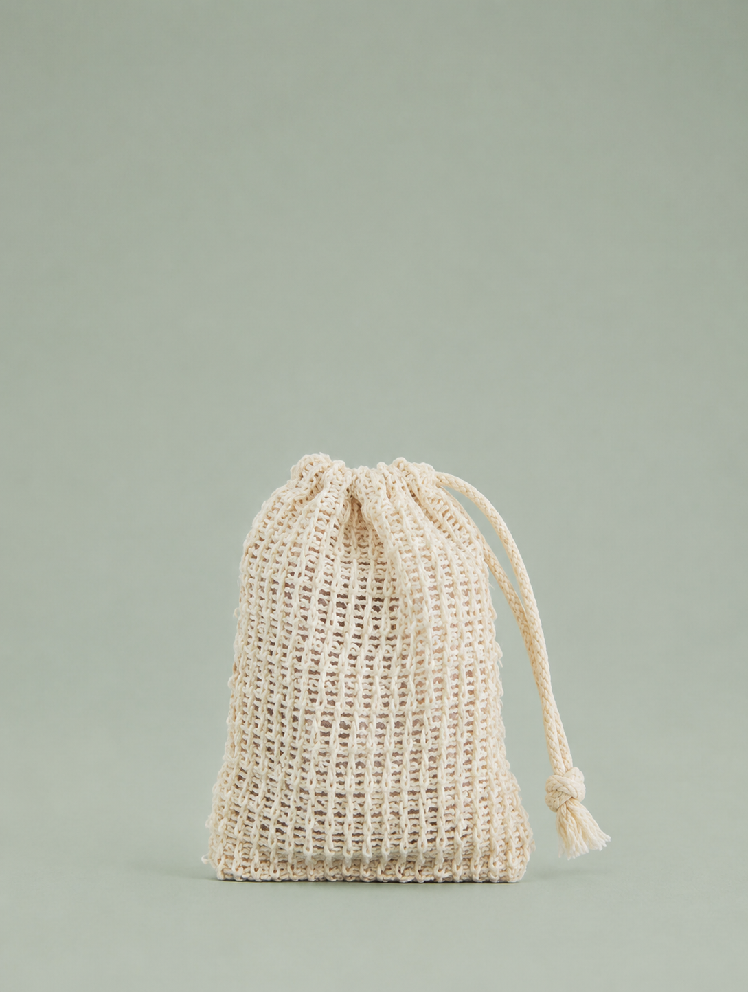 Woven Exfoliating Soap Bag & Bar Soap Saver